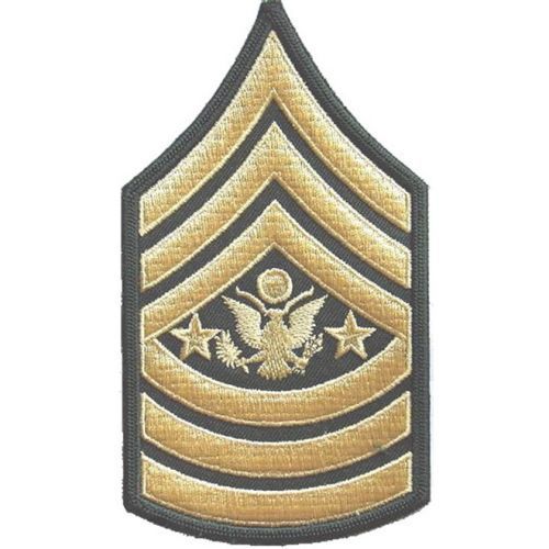 Nášivka: Hodnost US ARMY rukávová Sergeant Major of the Army béžová | hnědá