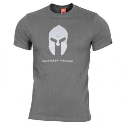 Tričko Pentagon Spartan Helmet - šedé, XS