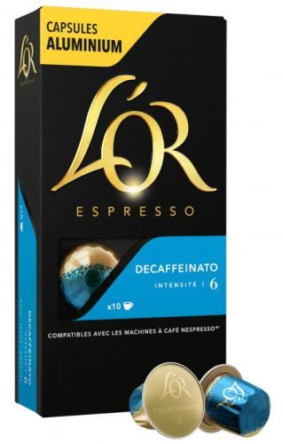 L'Or Espresso Decaffeinato 6 pro Nespresso®* kávovary - 10 ks kapslí
