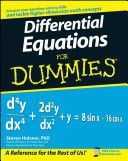 Differential Equations For Dummies (Holzner Steven)(Paperback)