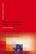 Research Methods in Applied Linguistics - A Practical Resource (Phakiti Aek)(Paperback)