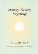 Memory, History, Forgetting (Ricoeur Paul)(Paperback)