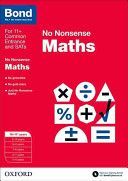 Bond: Maths: No Nonsense - 10-11 Years (Lindsay Sarah)(Paperback)