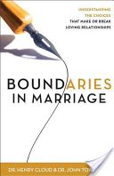 Boundaries in Marriage (Cloud Dr. Henry Ph.D.)(Paperback)