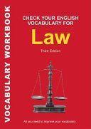 Check Your English Vocabulary for Law - All You Need to Improve Your Vocabulary (Wyatt Rawdon)(Paperback)