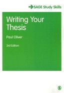 Writing Your Thesis (Oliver Paul)(Paperback)
