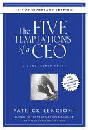Five Temptations of a CEO - A Leadership Fable (Lencioni Patrick M.)(Pevná vazba)