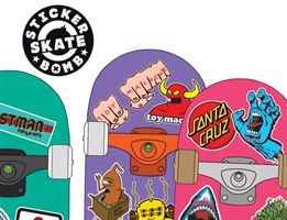Stickerbomb Skate - 150 Classic Skateboard Stickers (Studio Rarekwai (SRK))(Paperback)