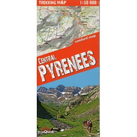 TerraQuest Centrální Pyreneje 1:50 000 turistická mapa