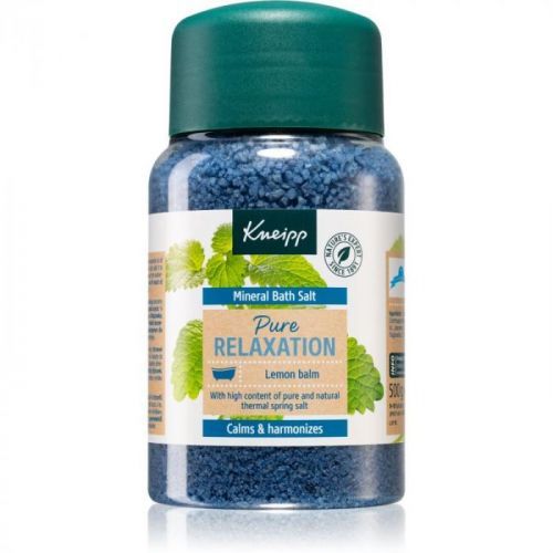 Kneipp Pure Relaxation Lemon Balm sůl do koupele s minerály 500 g