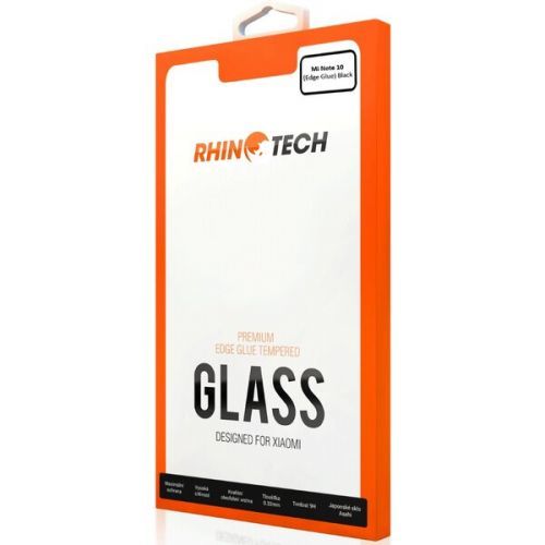 RhinoTech 2 Edge Glue 3D tvrzené sklo pro Xiaomi Mi Note 10/Note 10 PRO černé