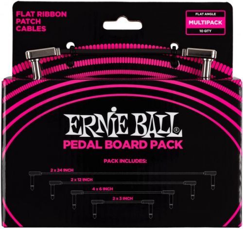 Ernie Ball Flat Ribbon Cables Pedalboard Multi-Pack