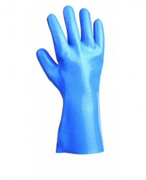 DG UNIVERSAL hladké PVC nitril Rukavice modrá 27cm 10