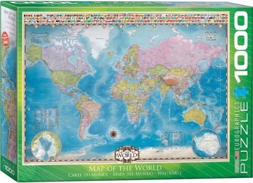Eurographics Puzzle 1000 Dílků Map Of The World