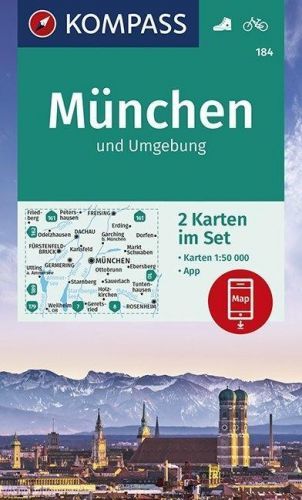 KOMPASS Wanderkarte Mnchen und Umgebung 1:50 000(v němčině)