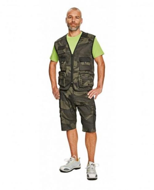 Cerva CRV camouflage zelená 3XL CRAMBE camouflage zelená 3XL Kraťasy camouflage zelená 3XL camouflage zelená 3XL