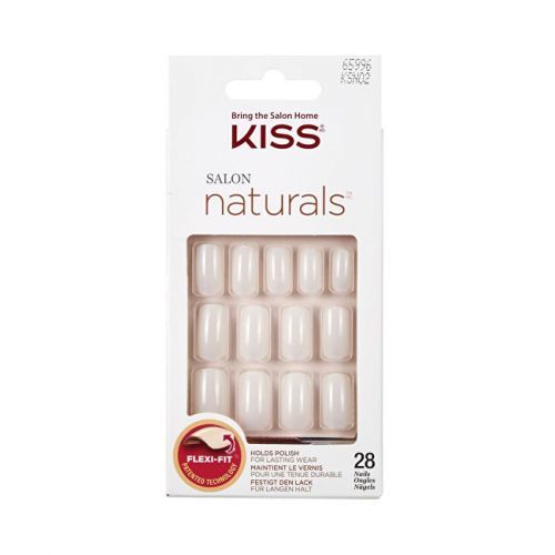 KISS Přírodní nehty vhodné pro lakování 65996 Salon Naturals (Nails) 28 ks