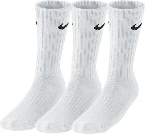 Nike Ponožky U NK V CUSH CREW - 3P VALUE-bílé SX4508-101