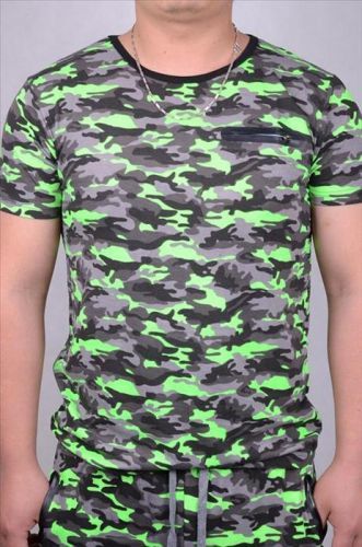 Tričko Anthony Denim Camo - green-camo, XL