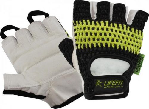 Lifefit Knit rukavice Fitnes rukavice LIFEFIT FIT, vel. XL, černo-zelené