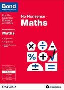 Bond: Maths: No Nonsense - 8-9 Years (Lindsay Sarah)(Paperback)