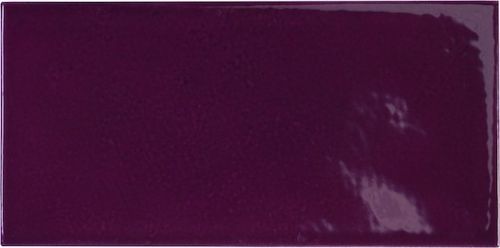Obklad Equipe VILLAGE aubergine 6,5x13 cm lesk VILLAGE25628