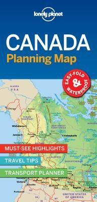 Lonely Planet Canada Planning Map (Lonely Planet)(Sheet map, folded)