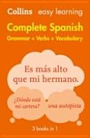 Easy Learning Complete Spanish Grammar, Verbs and Vocabulary (3 Books in 1) (Collins Dictionaries)(Paperback)