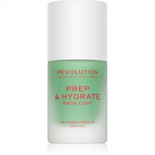 Makeup Revolution Prep & Hydrate vyhlazující podkladový lak na nehty 10 ml