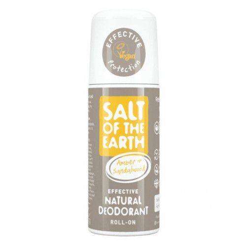 Salt Of The Earth Přírodní kuličkový deodorant s ambrou a santalem (Natural Roll On Deodorant) 75 ml