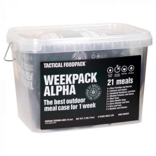 Set 21x Survival MRE jídla Tactical Foodpack Weekpack