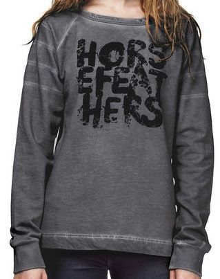 Mikina Horsefeathers Lea washed black M