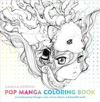 Pop Manga Coloring Book - A Surreal Journey Through a Cute, Curious, Bizarre, and Beautiful World (D'Errico Camilla)(Paperback)