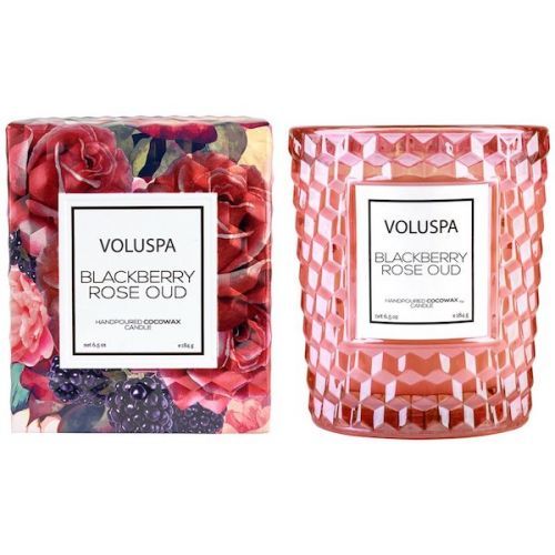 Voluspa VOLUSPA VONNÁ SVÍČKA ROSES - BLACKBERRY ROSE OUD (RŮŽE A OSTRUŽINA), 184 G