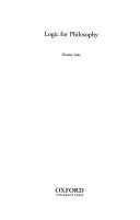 Logic for Philosophy (Sider Theodore (New York University))(Paperback)