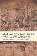 Deleuze and Guattari's What is Philosophy? - A Critical Introducton and Guide (Bell Jeffrey A.)(Pevná vazba)