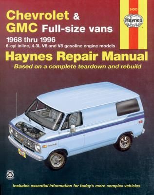 Chevrolet & GMC Full-Size Vans 1968 Thru 1996 (Haynes John)(Paperback)