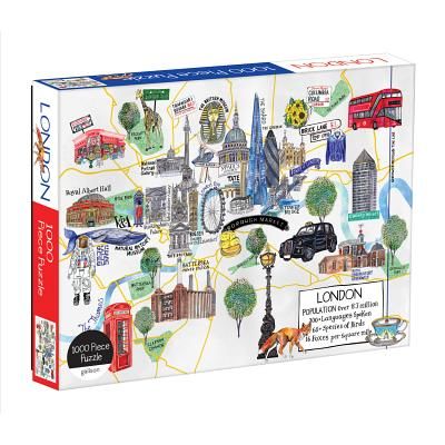 London Map 1000 Piece Puzzle (Galison)(Jigsaw)