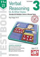 11+ Verbal Reasoning Year 5-7 GL & Other Styles Testbook 3 - Standard & Multiple-choice 6 Minute Tests (Curran Stephen C.)(Paperback / softback)