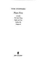 Tom Stoppard Plays 5 - The Real Thing; Night & Day; Hapgood; Indian Ink; Arcadia (Stoppard Tom)(Paperback)