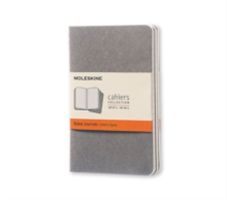 Moleskine Pebble Grey Ruled Cahier Pocket Journal (Moleskine)(Notebook / blank book)