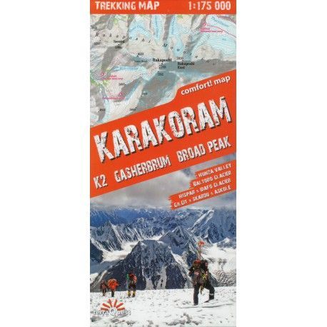 TerraQuest Karakoram, K2, Gasherbrum, Broad Peak  1:175 000 turistická mapa