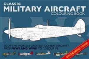 Classic Military Aircraft Colouring Book (Wilde Adam)(Paperback)