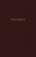 KJV, Reference Bible, Personal Size Giant Print, Bonded Leather, Burgundy, Red Letter Edition, Comfort Print (Thomas Nelson)(Leather / fine binding)