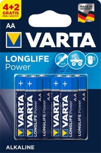 Varta Baterie Longlife Power 4+2 Aa 4906121436