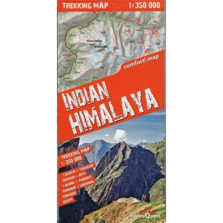 TerraQuest Indický Himálaj (Indian Himalaya) 1:350 000 turistická mapa