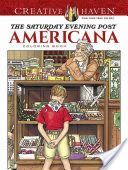 Creative Haven The Saturday Evening Post Americana Coloring Book (Noble Marty)(Paperback)