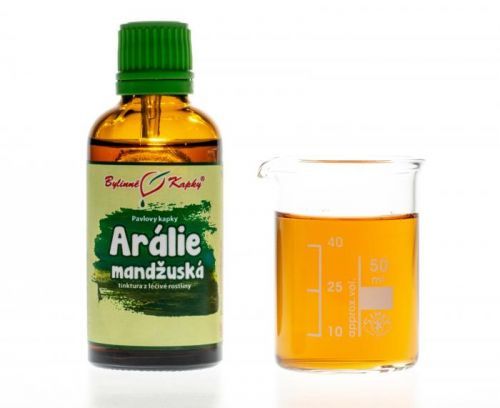 Arálie - bylinné kapky (tinktura)  50 ml