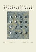 Annotations to Finnegans Wake (McHugh Roland)(Paperback)