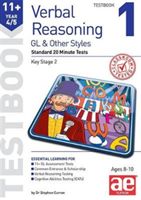 11+ Verbal Reasoning Year 3/4 GL & Other Styles Testbook 1 - Standard 20 Minute Tests (Curran Dr Stephen C)(Paperback / softback)
